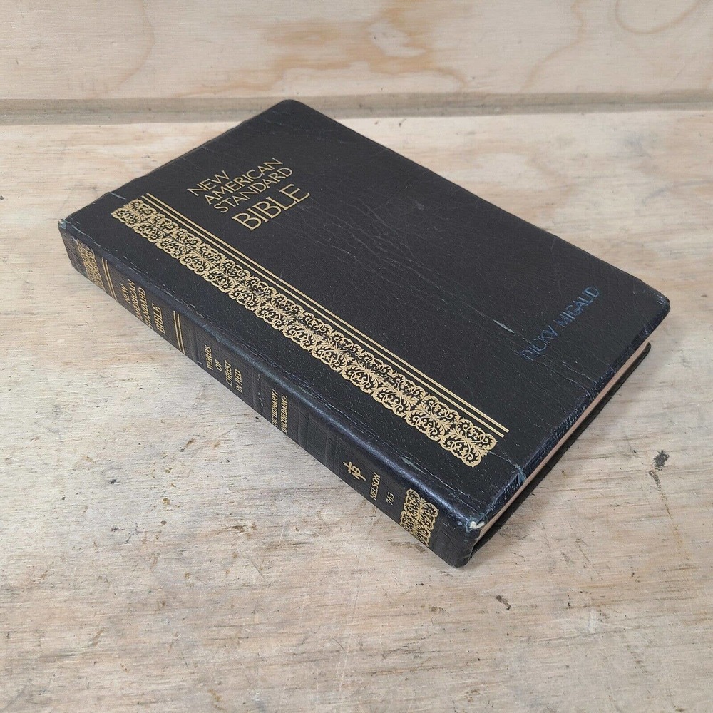 New‎ American Standard Bible Nelson Red Personal Study 763 BG Text Edition 1977